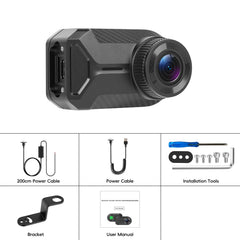 Cámara dashcam para motocicleta IP66 – DVR Full HD resistente al agua 