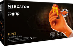 Orange Mercator GoGrip nitrilhandsker i størrelse XXL
