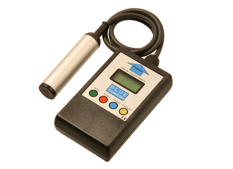 Medidor de espesor de pintura con sonda por cable para medir en acero y acero galvanizado