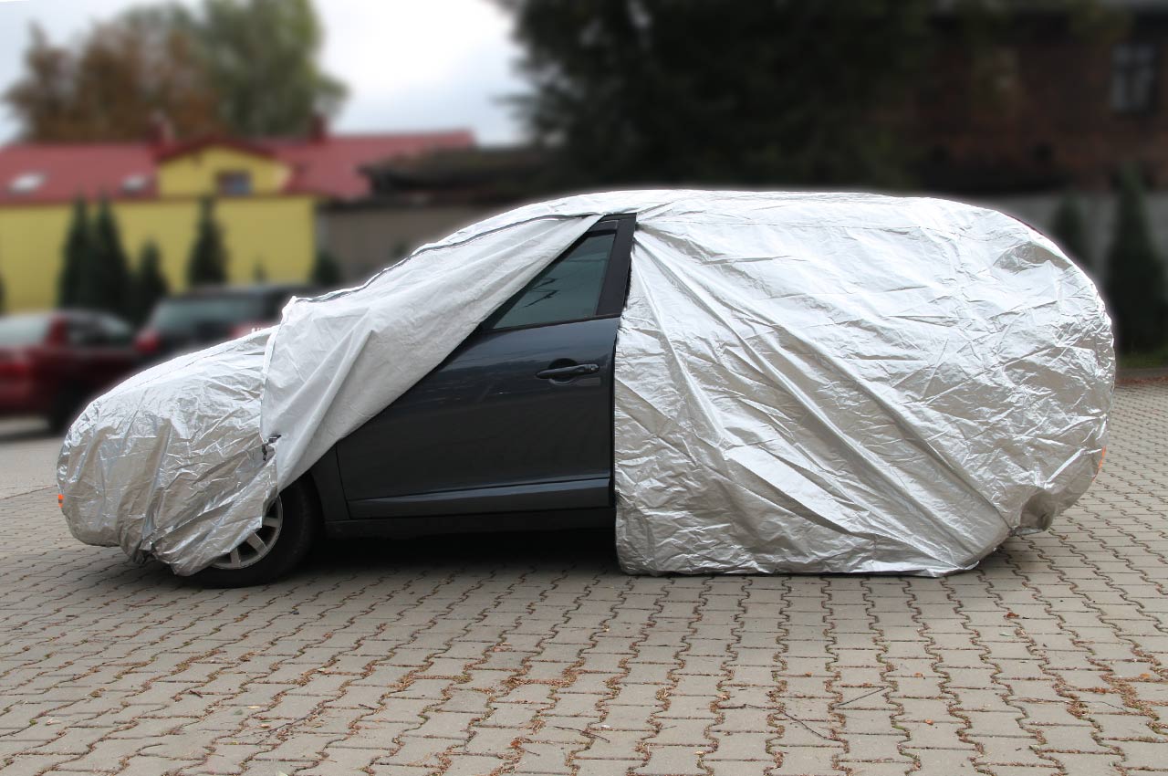 Reflekterende aluminiums-bilovertræk til bil