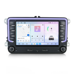 VW PQ35 (2006-2015) Apple CarPlay – radio de 7” con iluminación ambiental 