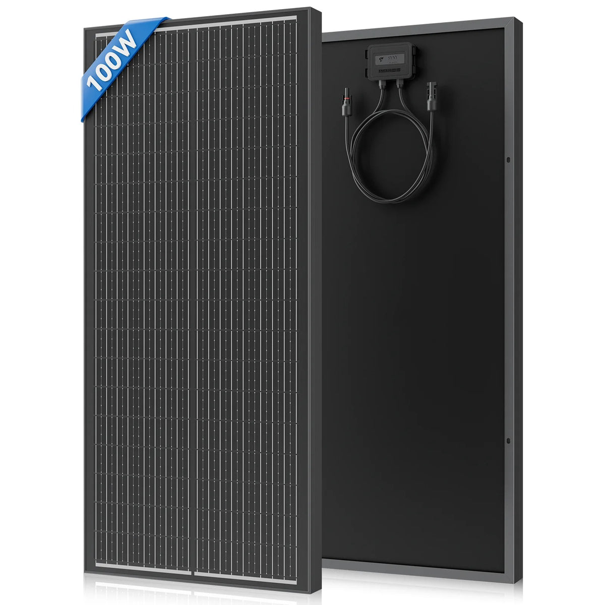 Panel solar de 100W – 2 paneles solares monocristalinos (200W en total) 