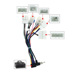 Cable de radio para Toyota m. Canbus y org. cámara