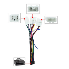 Cable de radio para Toyota m. Canbus y org. cámara