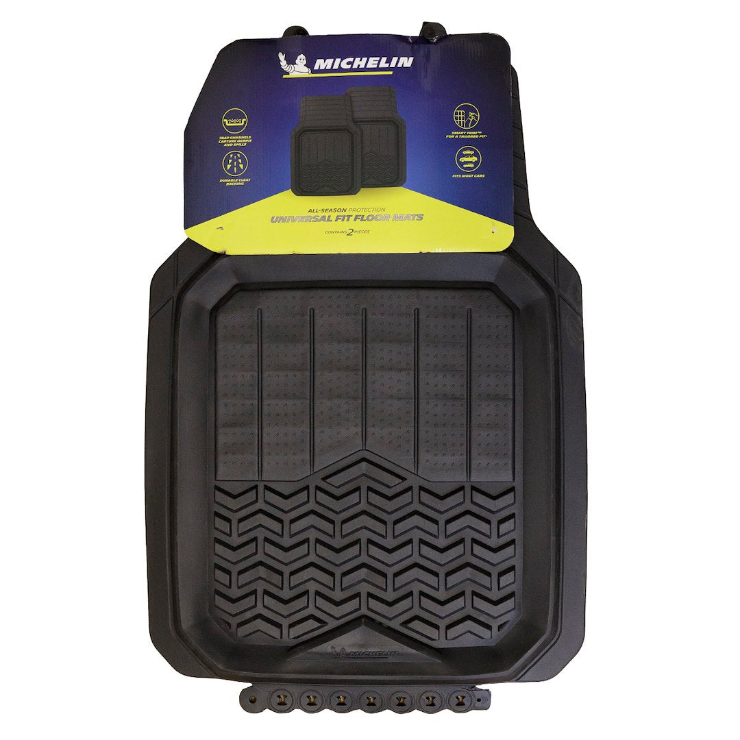 Alfombrillas de goma Michelin para la parte delantera del coche, 2 unidades.