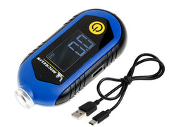 Medidor digital de presión de neumáticos hasta 10,3 bar con medidor de profundidad del dibujo y linterna LED