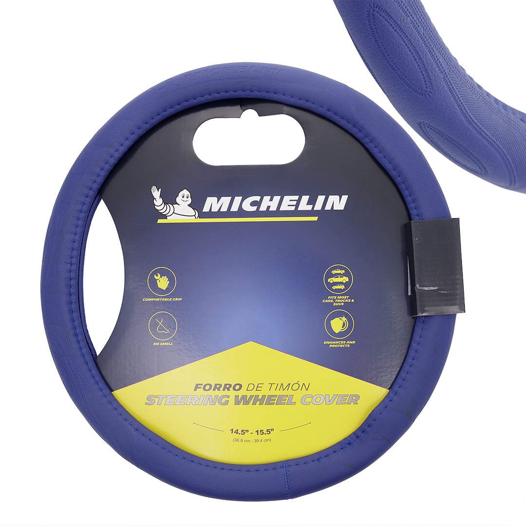 Funda para volante M 36,8-39,4 cm en color azul