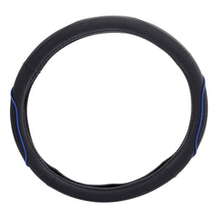 Funda para volante negra y azul en tamaño M