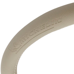 Funda beige para volante de coche tamaño M